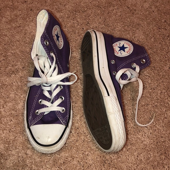 Converse Shoes - Purple Chuck Taylor Converse high top Converse Shoes - Purple Chuck Taylor Converse high top